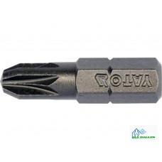 YATO Set 10 biti surubelnita PZ3, prindere hex 1/4'', lungime 25 mm
